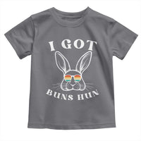 Rabbit Easter Bunny Sunglasses Toddler T Shirt Retro Vintage I Got Buns Hun Funny Jokes - Wonder Print Shop
