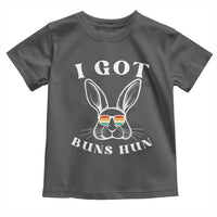 Rabbit Easter Bunny Sunglasses Toddler T Shirt Retro Vintage I Got Buns Hun Funny Jokes - Wonder Print Shop