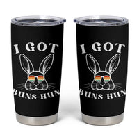 Rabbit Easter Bunny Sunglasses Tumbler Cup Retro Vintage I Got Buns Hun Funny Jokes - Wonder Print Shop