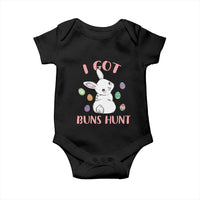 Rabbit Easter Bunny Sunglasses Baby Onesie I Got Buns Hun Funny Jokes - Wonder Print Shop