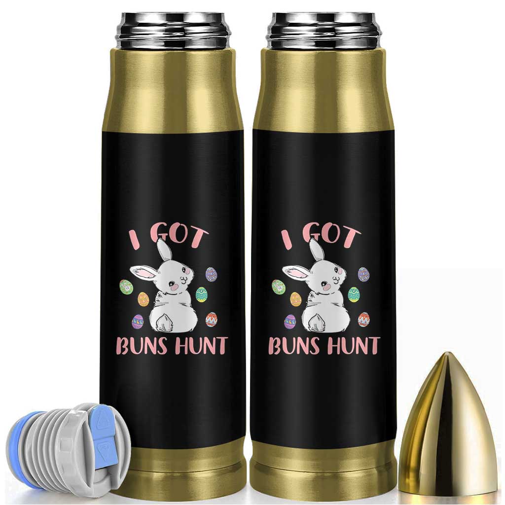 Rabbit Easter Bunny Sunglasses Bullet Tumbler I Got Buns Hun Funny Jokes - Wonder Print Shop