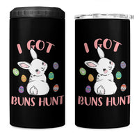 Rabbit Easter Bunny Sunglasses 4 in 1 Can Cooler Tumbler I Got Buns Hun Funny Jokes - Wonder Print Shop