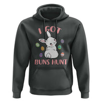 Rabbit Easter Bunny Sunglasses Hoodie I Got Buns Hun Funny Jokes - Wonder Print Shop