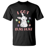 Rabbit Easter Bunny Sunglasses T Shirt I Got Buns Hun Funny Jokes - Wonder Print Shop