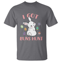 Rabbit Easter Bunny Sunglasses T Shirt I Got Buns Hun Funny Jokes - Wonder Print Shop