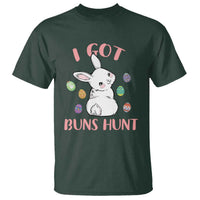 Rabbit Easter Bunny Sunglasses T Shirt I Got Buns Hun Funny Jokes - Wonder Print Shop