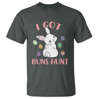 Rabbit Easter Bunny Sunglasses T Shirt I Got Buns Hun Funny Jokes - Wonder Print Shop
