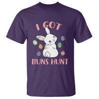 Rabbit Easter Bunny Sunglasses T Shirt I Got Buns Hun Funny Jokes - Wonder Print Shop