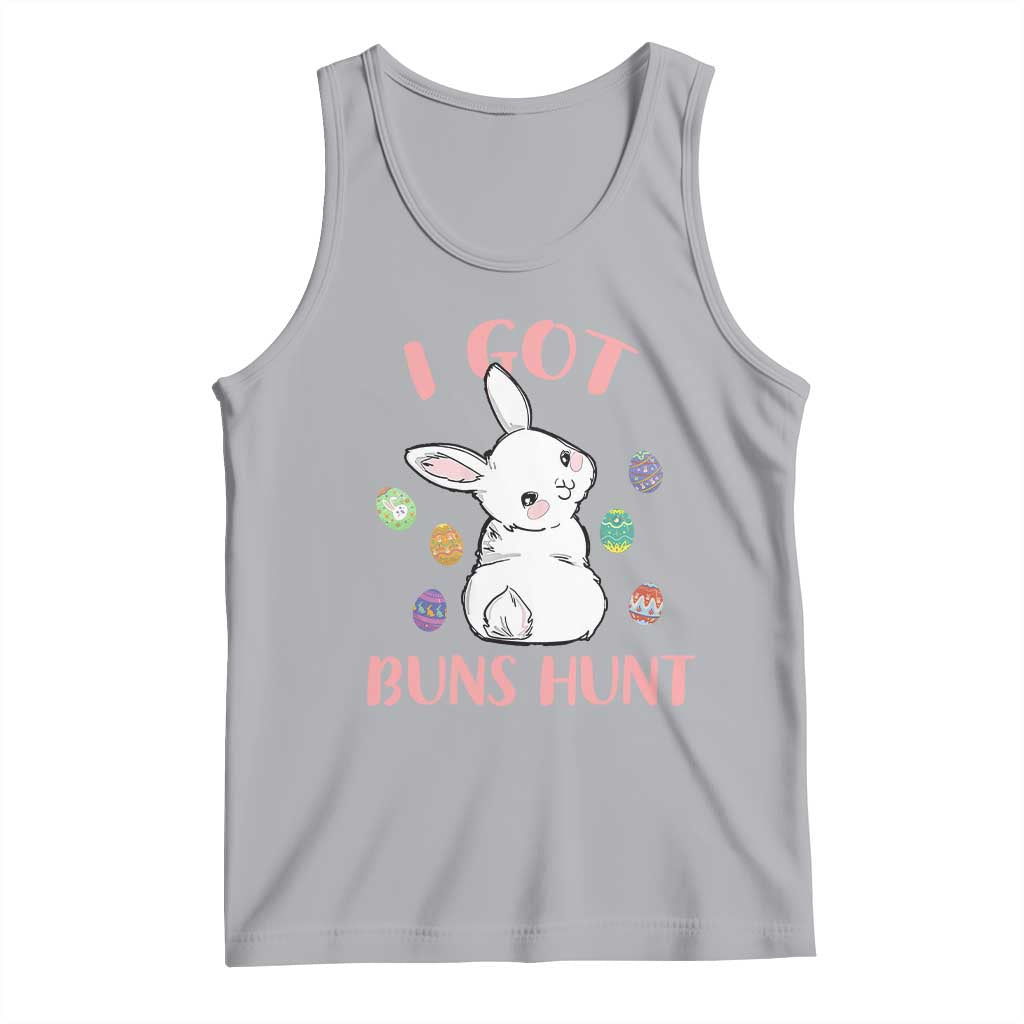Rabbit Easter Bunny Sunglasses Tank Top I Got Buns Hun Funny Jokes - Wonder Print Shop