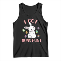 Rabbit Easter Bunny Sunglasses Tank Top I Got Buns Hun Funny Jokes - Wonder Print Shop