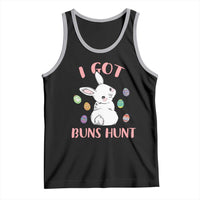 Rabbit Easter Bunny Sunglasses Tank Top I Got Buns Hun Funny Jokes - Wonder Print Shop