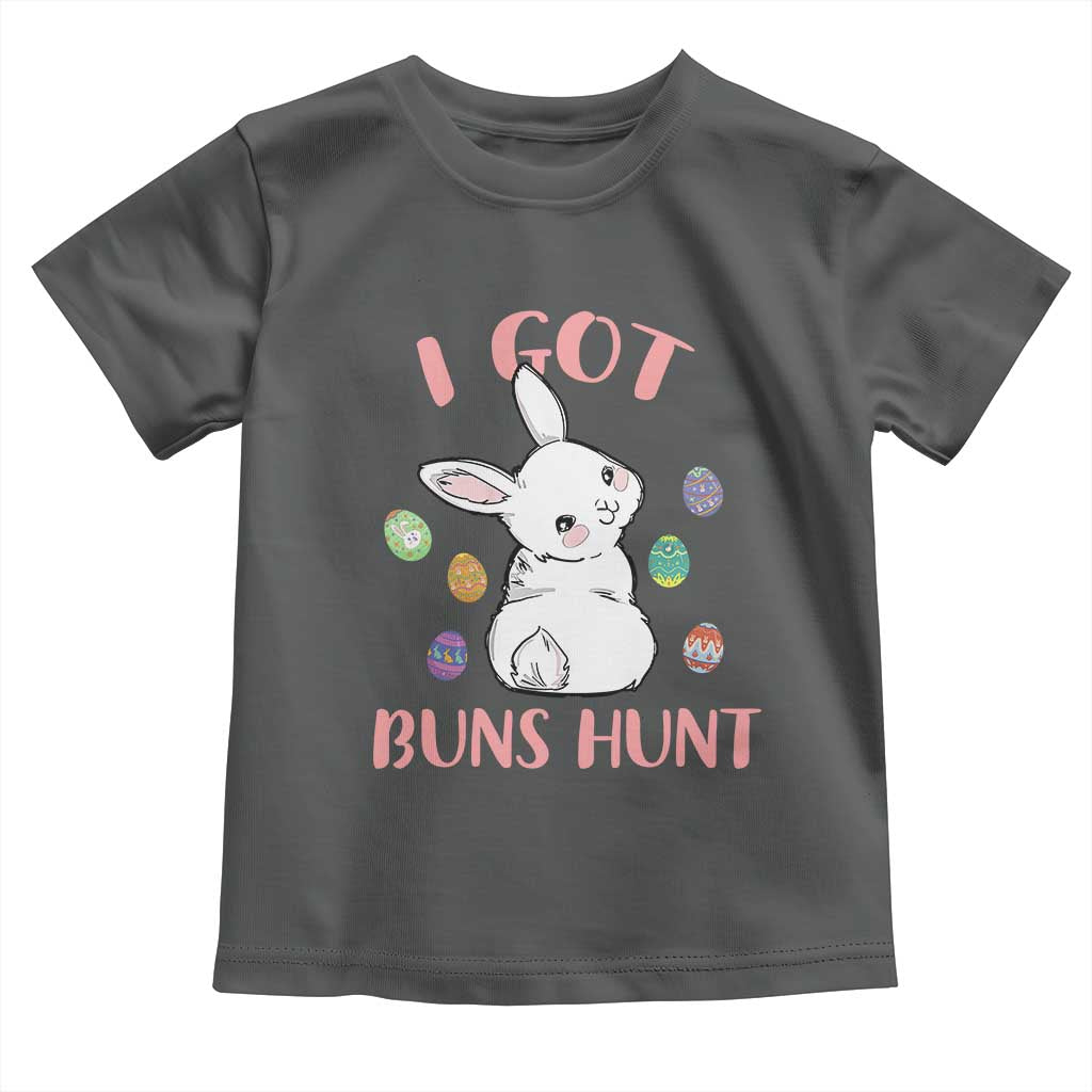 Rabbit Easter Bunny Sunglasses Toddler T Shirt I Got Buns Hun Funny Jokes - Wonder Print Shop