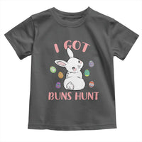 Rabbit Easter Bunny Sunglasses Toddler T Shirt I Got Buns Hun Funny Jokes - Wonder Print Shop