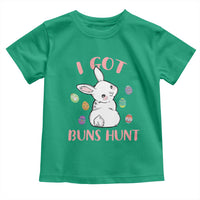 Rabbit Easter Bunny Sunglasses Toddler T Shirt I Got Buns Hun Funny Jokes - Wonder Print Shop