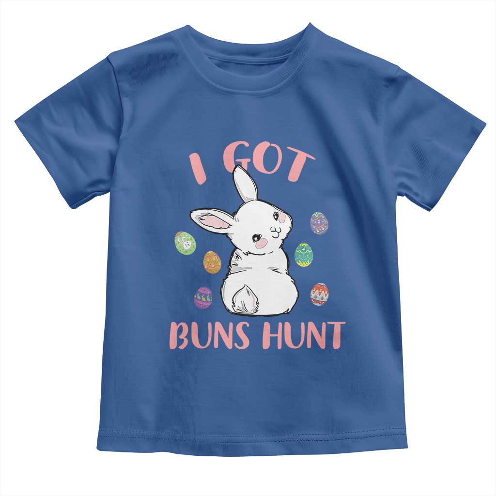 Rabbit Easter Bunny Sunglasses Toddler T Shirt I Got Buns Hun Funny Jokes - Wonder Print Shop