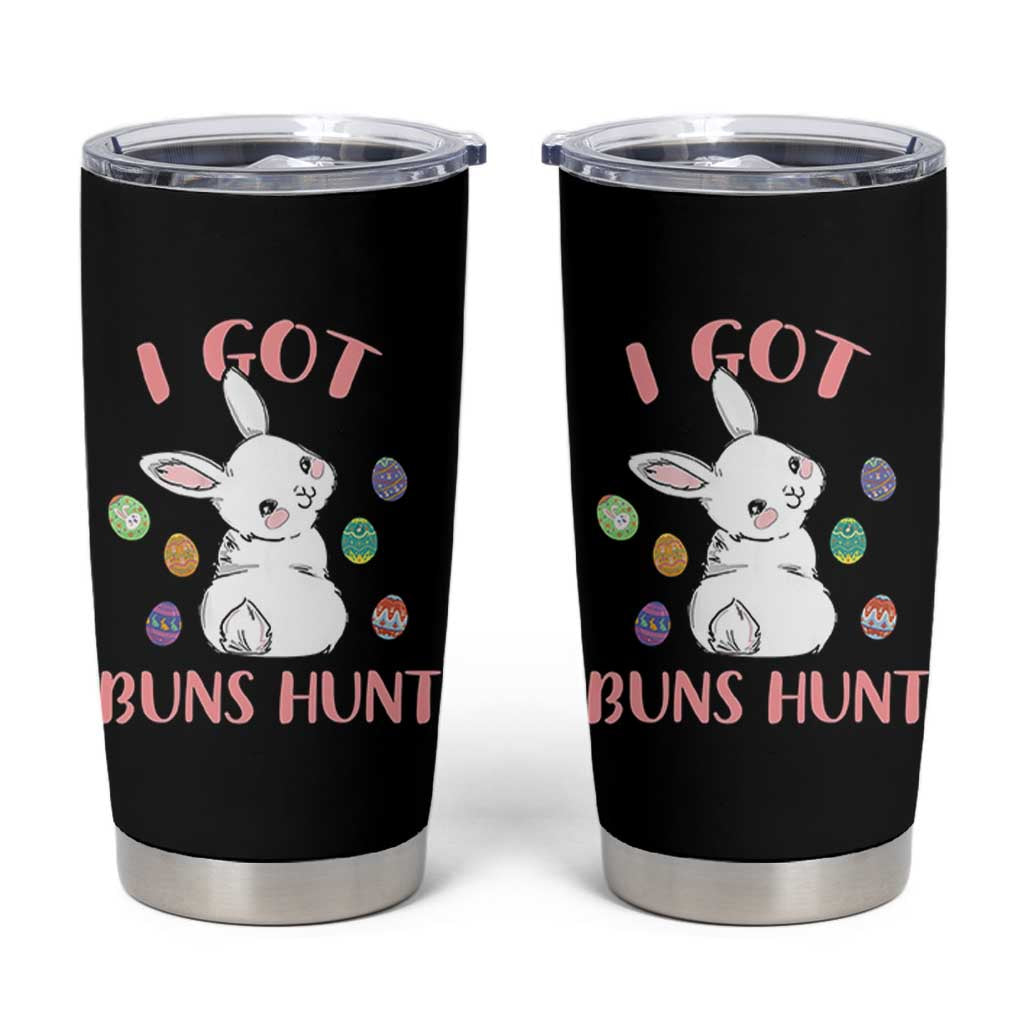 Rabbit Easter Bunny Sunglasses Tumbler Cup I Got Buns Hun Funny Jokes - Wonder Print Shop