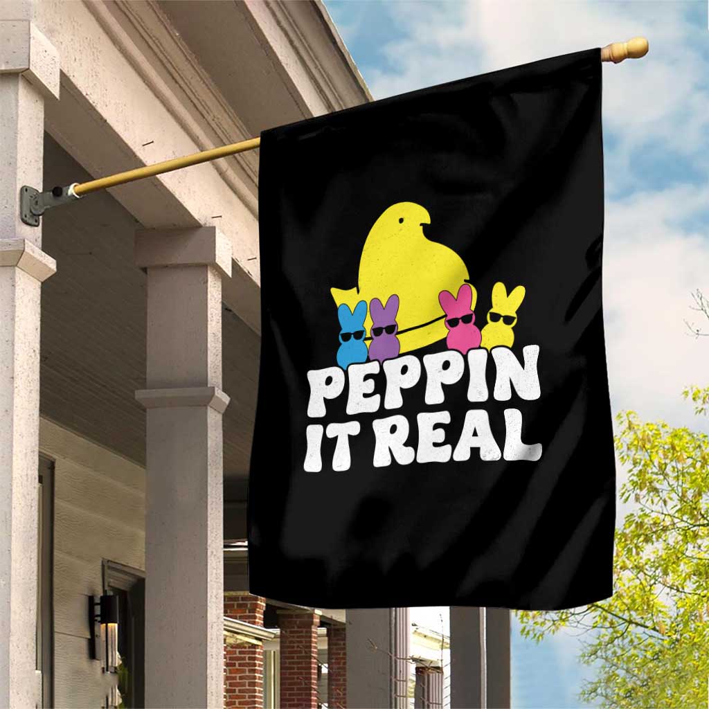 Easter Bunny Garden Flag Peepin It Real Rabbit Candy Easter - Wonder Print Shop