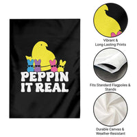 Easter Bunny Garden Flag Peepin It Real Rabbit Candy Easter - Wonder Print Shop