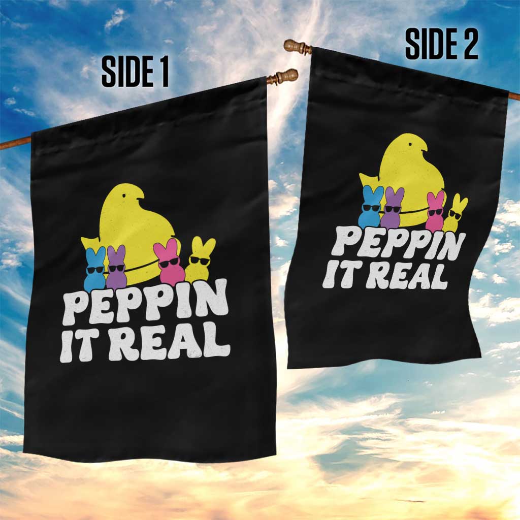 Easter Bunny Garden Flag Peepin It Real Rabbit Candy Easter - Wonder Print Shop