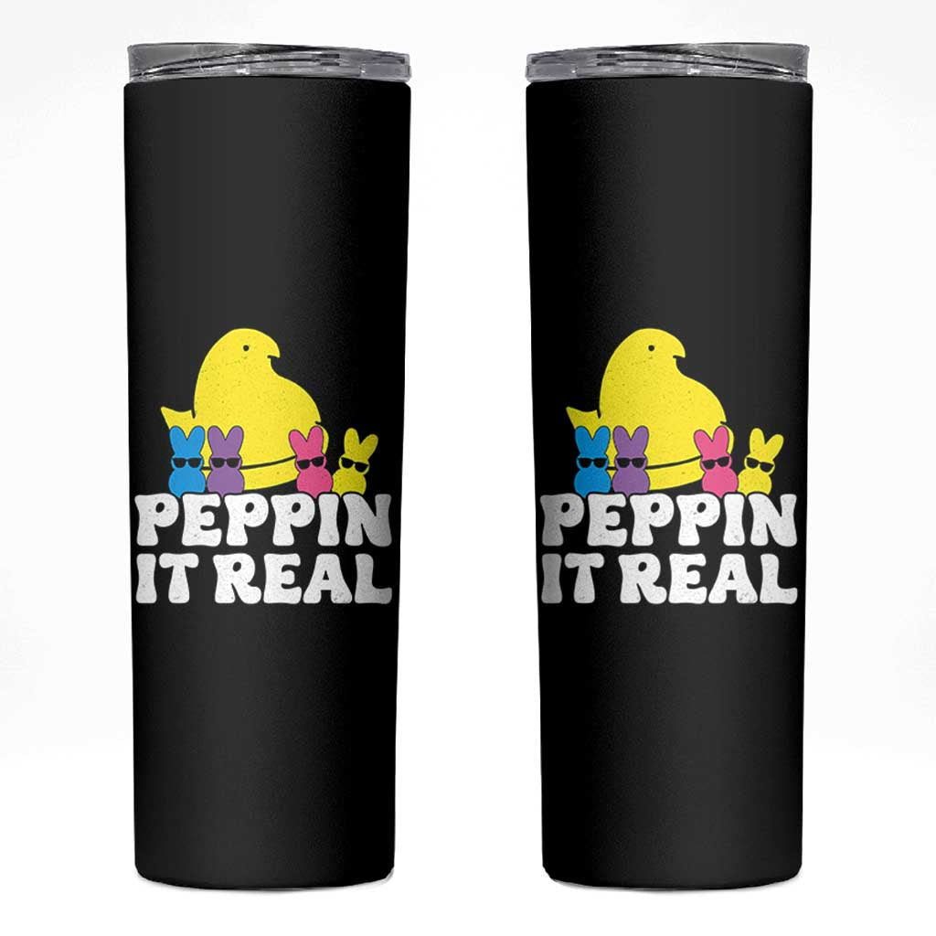 Easter Bunny Skinny Tumbler Peepin It Real Rabbit Candy Easter - Wonder Print Shop