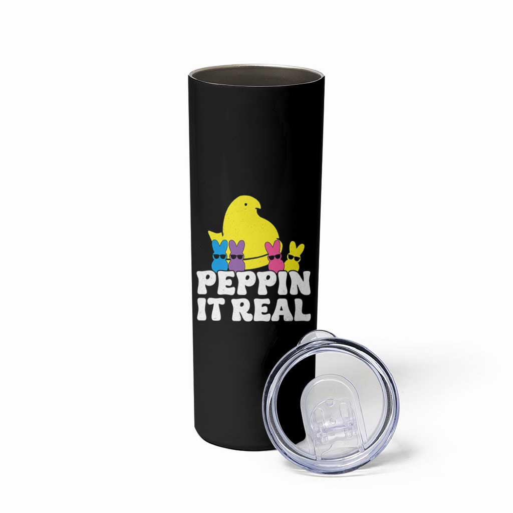 Easter Bunny Skinny Tumbler Peepin It Real Rabbit Candy Easter - Wonder Print Shop
