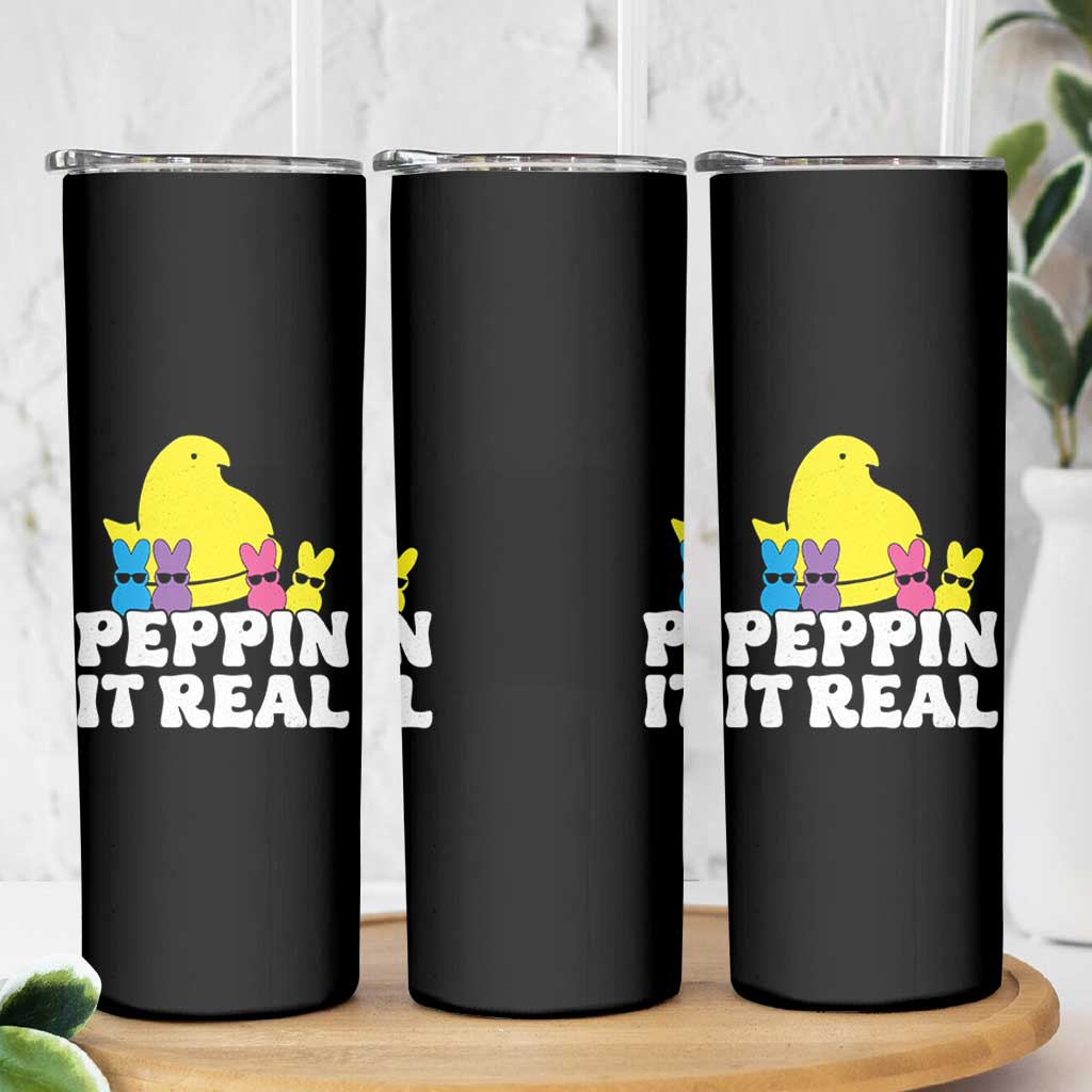 Easter Bunny Skinny Tumbler Peepin It Real Rabbit Candy Easter - Wonder Print Shop