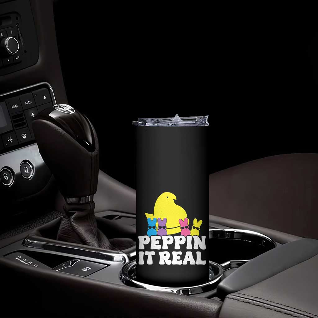 Easter Bunny Skinny Tumbler Peepin It Real Rabbit Candy Easter - Wonder Print Shop