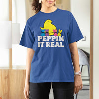 Easter Bunny T Shirt For Women Peepin It Real Rabbit Candy Easter - Wonder Print Shop