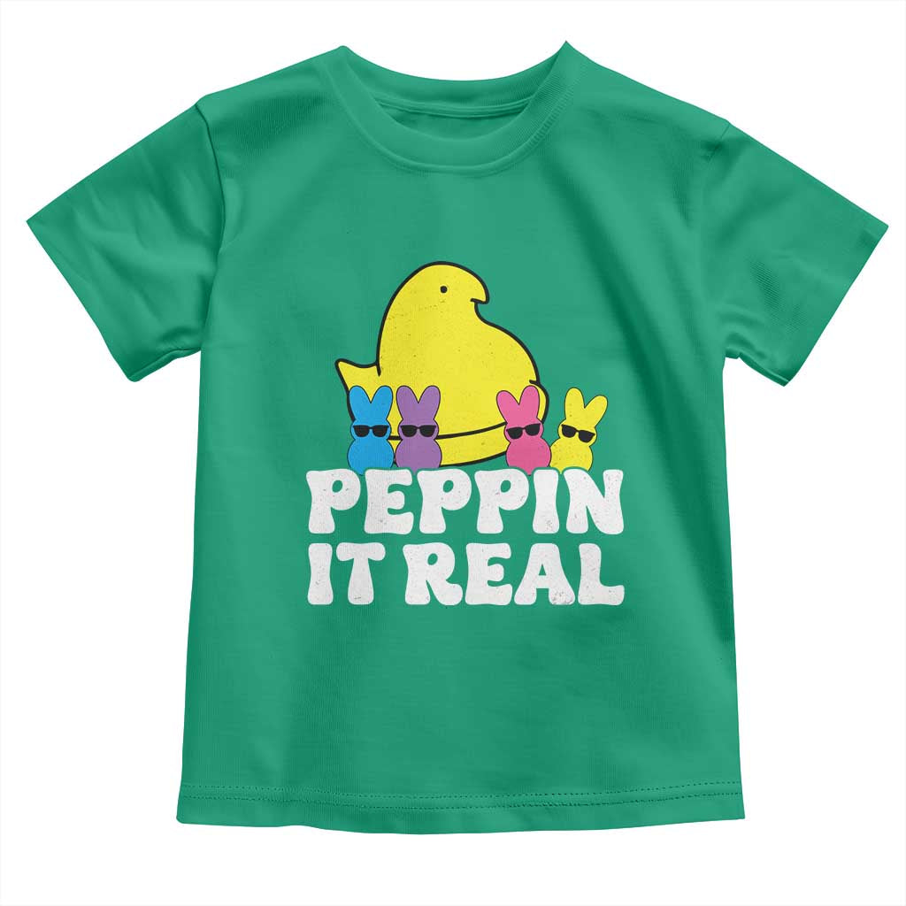Easter Bunny Toddler T Shirt Peepin It Real Rabbit Candy Easter - Wonder Print Shop