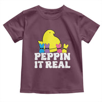Easter Bunny Toddler T Shirt Peepin It Real Rabbit Candy Easter - Wonder Print Shop