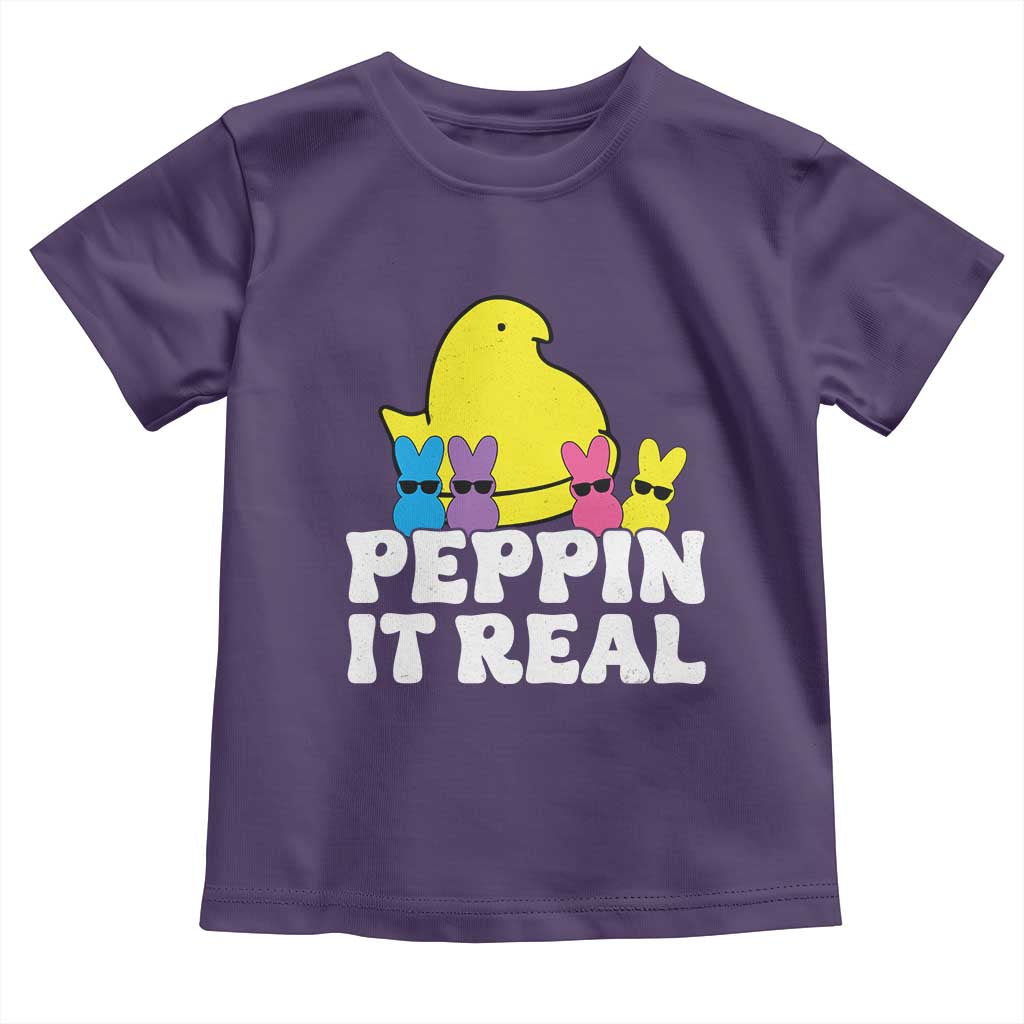 Easter Bunny Toddler T Shirt Peepin It Real Rabbit Candy Easter - Wonder Print Shop