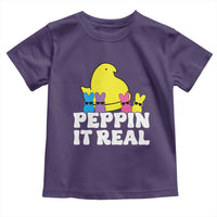 Easter Bunny Toddler T Shirt Peepin It Real Rabbit Candy Easter - Wonder Print Shop
