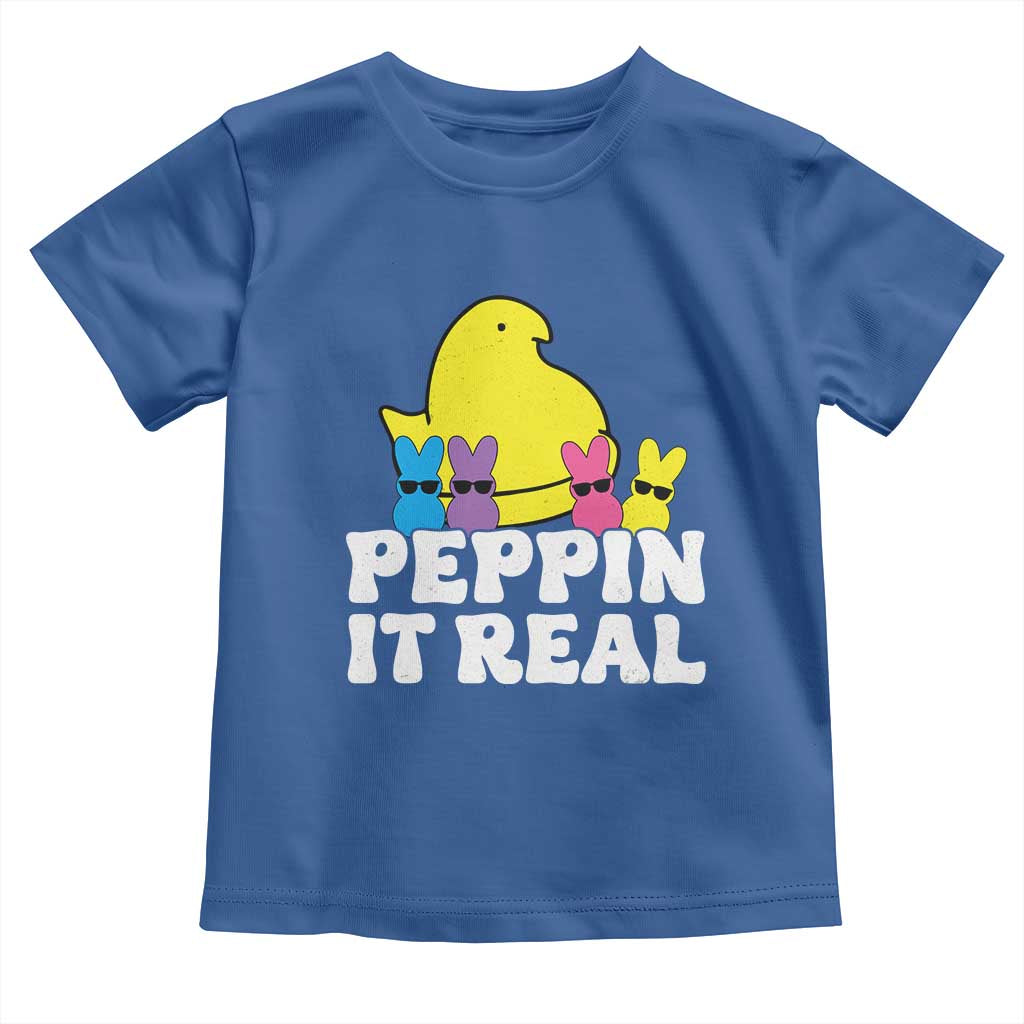 Easter Bunny Toddler T Shirt Peepin It Real Rabbit Candy Easter - Wonder Print Shop