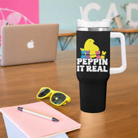 Easter Bunny Tumbler With Handle Peepin It Real Rabbit Candy Easter - Wonder Print Shop