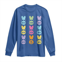 Easter Bruh Long Sleeve Shirt Gen Alpha Slang Skibidi Rizz Cute Bunny - Wonder Print Shop