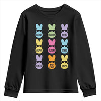 Easter Bruh Youth Sweatshirt Gen Alpha Slang Skibidi Rizz Cute Bunny - Wonder Print Shop