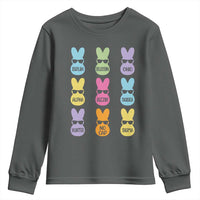 Easter Bruh Youth Sweatshirt Gen Alpha Slang Skibidi Rizz Cute Bunny - Wonder Print Shop