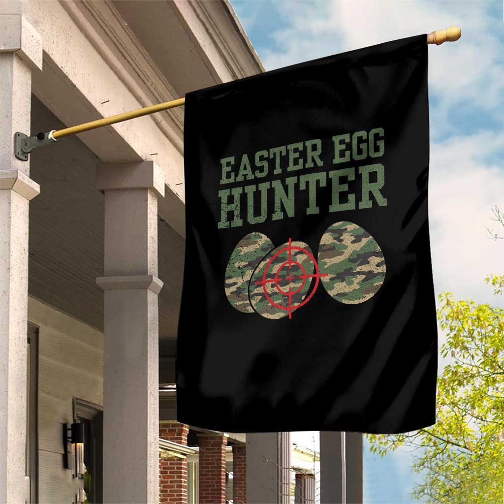 Easter Egg Hunter Garden Flag Camo Funny Hunting - Wonder Print Shop