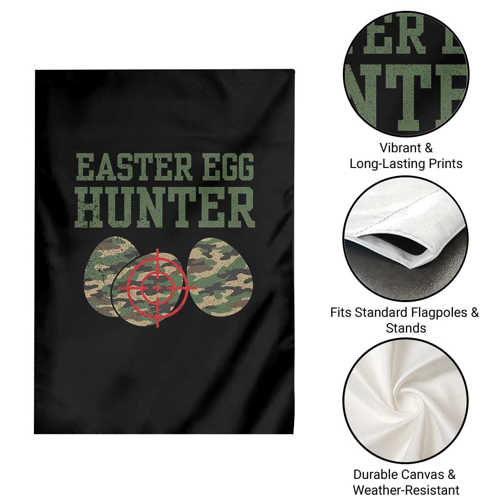Easter Egg Hunter Garden Flag Camo Funny Hunting - Wonder Print Shop