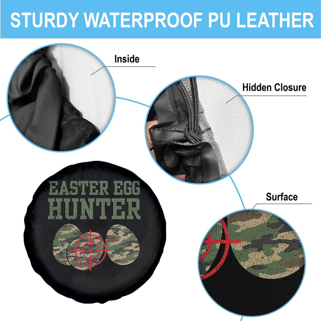 Easter Egg Hunter Spare Tire Cover Camo Funny Hunting - Wonder Print Shop
