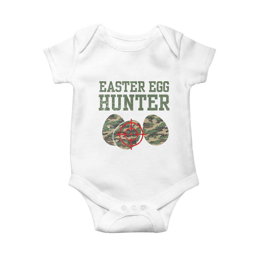 Easter Egg Hunter Baby Onesie Camo Funny Hunting - Wonder Print Shop