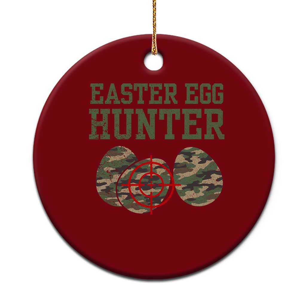 Easter Egg Hunter Ceramic Ornament Camo Funny Hunting - Wonder Print Shop