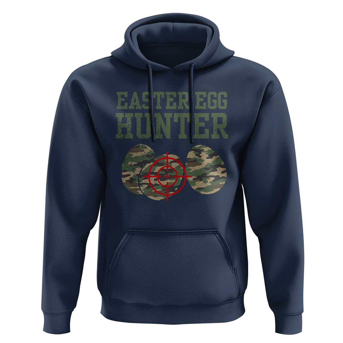 Easter Egg Hunter Hoodie Camo Funny Hunting - Wonder Print Shop