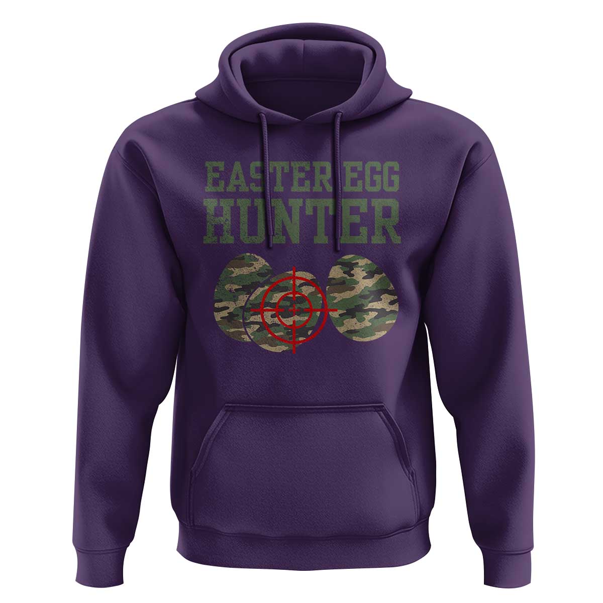 Easter Egg Hunter Hoodie Camo Funny Hunting - Wonder Print Shop