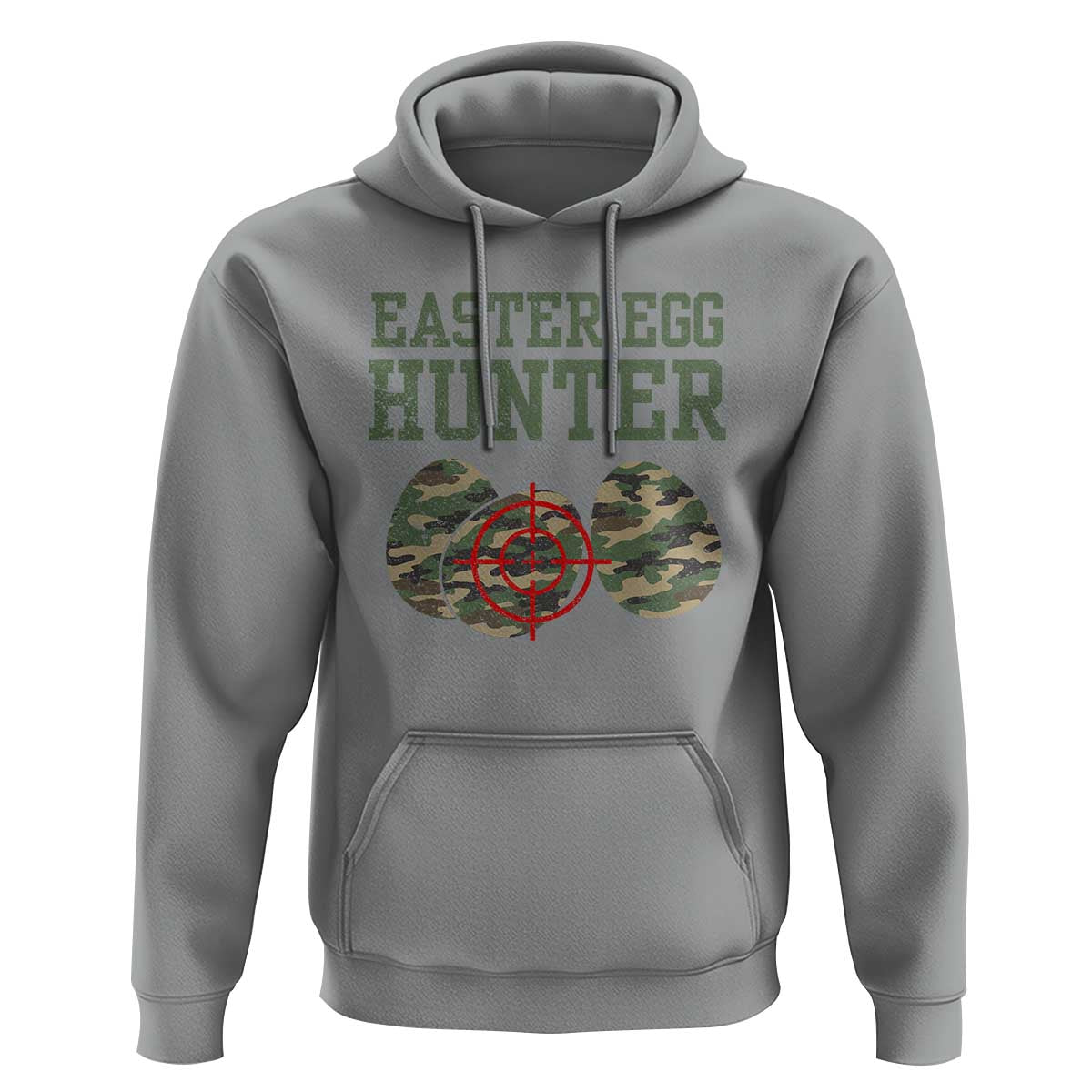 Easter Egg Hunter Hoodie Camo Funny Hunting - Wonder Print Shop