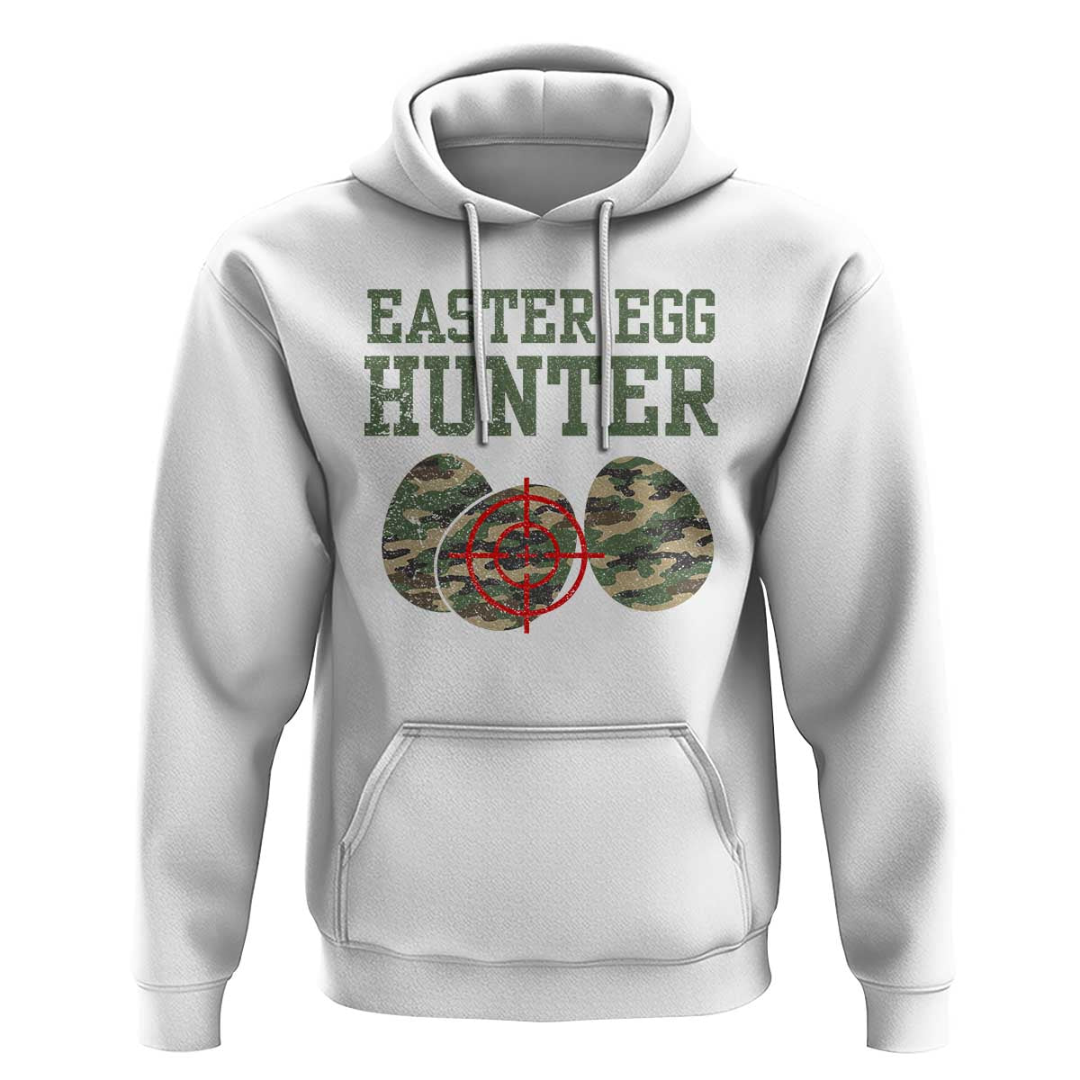 Easter Egg Hunter Hoodie Camo Funny Hunting - Wonder Print Shop