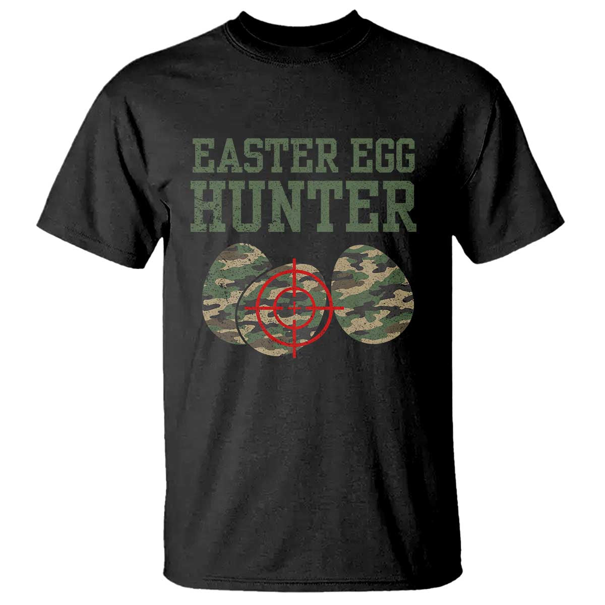 Easter Egg Hunter T Shirt Camo Funny Hunting - Wonder Print Shop