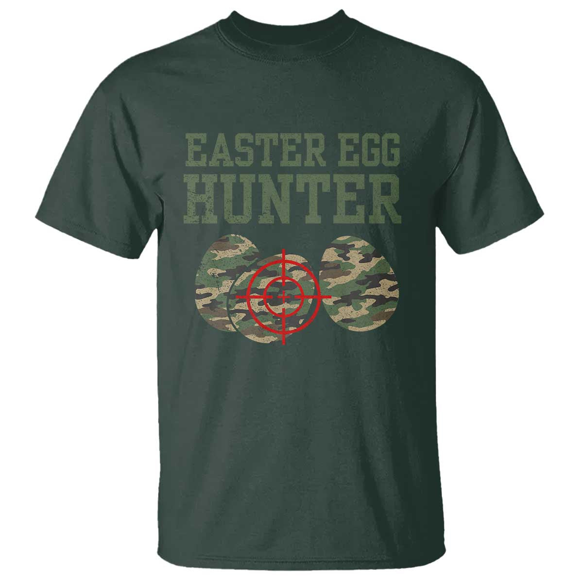 Easter Egg Hunter T Shirt Camo Funny Hunting - Wonder Print Shop