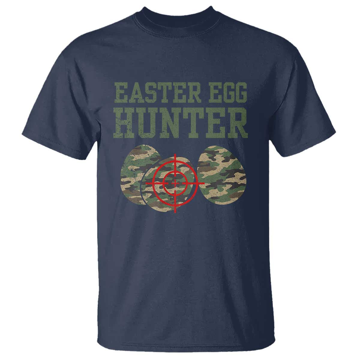 Easter Egg Hunter T Shirt Camo Funny Hunting - Wonder Print Shop