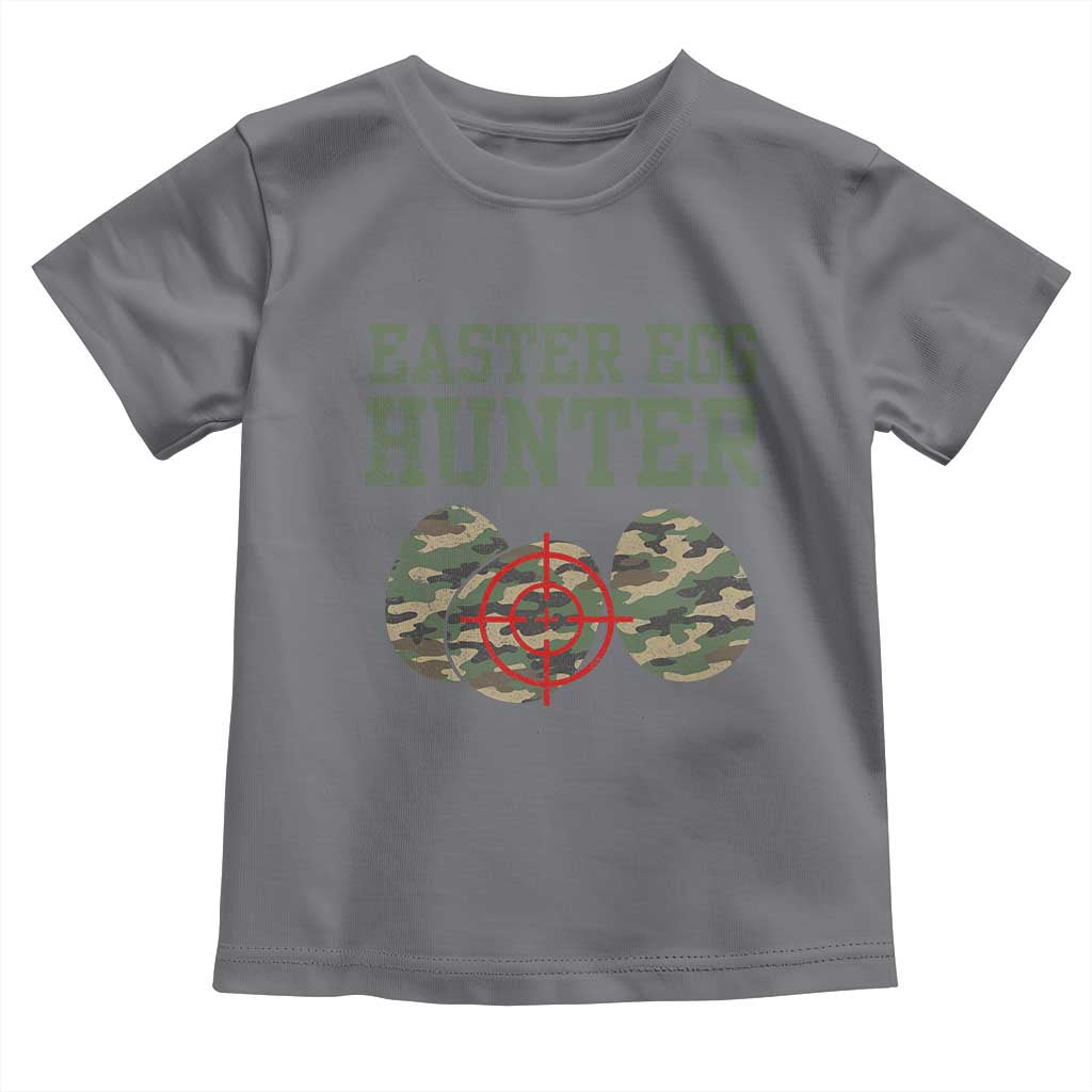 Easter Egg Hunter Toddler T Shirt Camo Funny Hunting - Wonder Print Shop